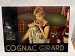 Cognac girard reclamebord, Ophalen of Verzenden, Zo goed als nieuw, Reclamebord