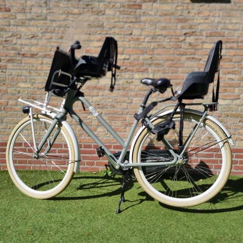 Mamafiets Batavus met voordrager inclusief bobike zitjes, Fietsen en Brommers, Fietsen | Dames | Moederfietsen, Gebruikt, Overige merken