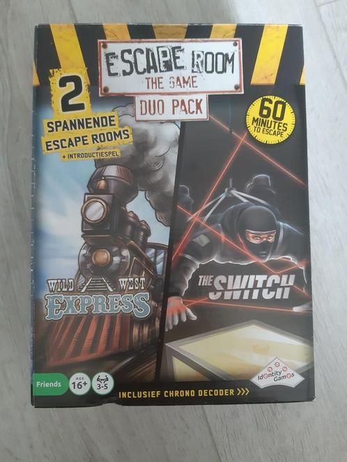 Escape Room - The Game Duo pack
NIEUW IN VERPAKKING
Nooit ge, Hobby en Vrije tijd, Gezelschapsspellen | Overige, Nieuw, Ophalen of Verzenden