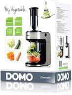 Domo DO9165SP - MyVegetable - RVS, 4 liter of meer, Ntv, Nieuw, 3 snelheden of meer