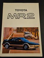 Brochure Toyota MR2, Ophalen of Verzenden, Zo goed als nieuw, Toyota