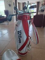 Wilson golftas met golfstick, golfclub..  Mooi oud model, Ophalen