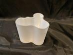 Design IIttala Alvar Aalto vaasje, Ophalen, Gebruikt, Wit, Glas