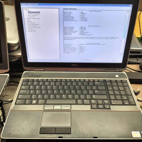 Dell Latitude E6520 en 6430 - i7, 4GB RAM, Computers en Software, Windows Laptops, Gebruikt, 15 inch, HDD, 2 tot 3 Ghz, Qwerty