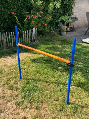 In hoogten verstelbare hobbyhorse sprong met pinnen beschikbaar voor biedingen