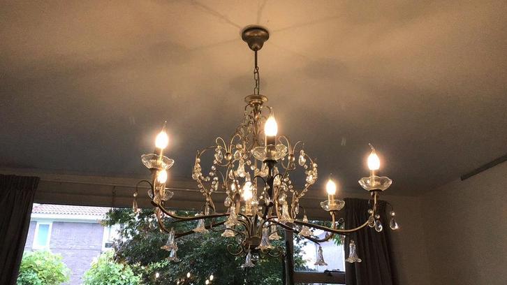 Hippe kroonluchter, Huis en Inrichting, Lampen | Kroonluchters, Zo goed als nieuw, Ophalen