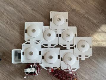 8 (inbouw) spots / spotjes met afstandbediening beschikbaar voor biedingen