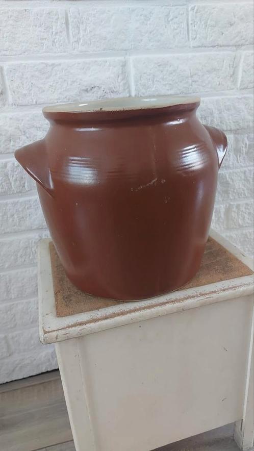 Originele Franse grespot 26,50 cm hoog, Antiek en Kunst, Antiek | Keramiek en Aardewerk, Ophalen of Verzenden