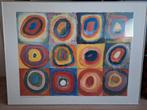 ingelijste poster Kandinsky, Ophalen, Met lijst, Rechthoekig Liggend, Zo goed als nieuw