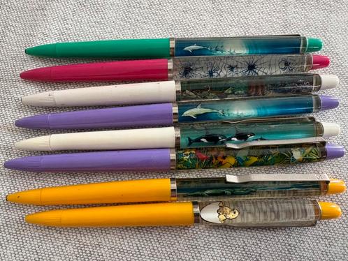 30 floating pennen(zie omschrijving), Verzamelen, Pennenverzamelingen, Zo goed als nieuw, Balpen, Mont Blanc, Ophalen of Verzenden