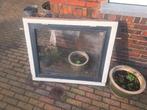 Kozijn met enkel glas - 98x80,5 cm, Ophalen of Verzenden