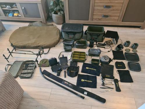 Te koop groote forge karper ridgemonkey set !!!!, Watersport en Boten, Hengelsport | Karpervissen, Zo goed als nieuw, Overige typen
