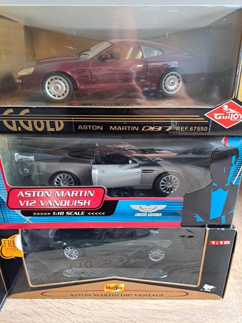 Aston Martin modelauto's, Hobby en Vrije tijd, Modelauto's | 1:18, Zo goed als nieuw, Maisto, Ophalen of Verzenden