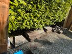 Grindtegels gratis +/- 2 m2 (8 tegels), Tuin en Terras, Tegels en Klinkers, Ophalen, Gebruikt, 5 tot 10 m², Beton