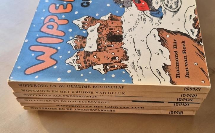 WIPPEROEN | Complete set 6 deeltjes | Wolters Noordhoff 1970, Boeken, Stripboeken, Gelezen, Complete serie of reeks, Ophalen of Verzenden