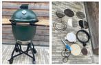Zeer complete Green Egg Large, Tuin en Terras, Houtskoolbarbecues, Ophalen, Zo goed als nieuw, Big Green Egg, Met accessoires