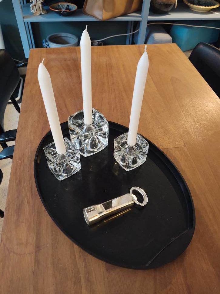 Prachtig zwart Philite dienblad | bakeliet |Philips, Huis en Inrichting, Woonaccessoires | Dienbladen, Gebruikt, Kunststof, Ovaal