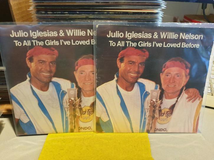 Julio & Willy - To all the Girls i've loved before, 2x (s4), Cd's en Dvd's, Vinyl Singles, Pop, Ophalen of Verzenden