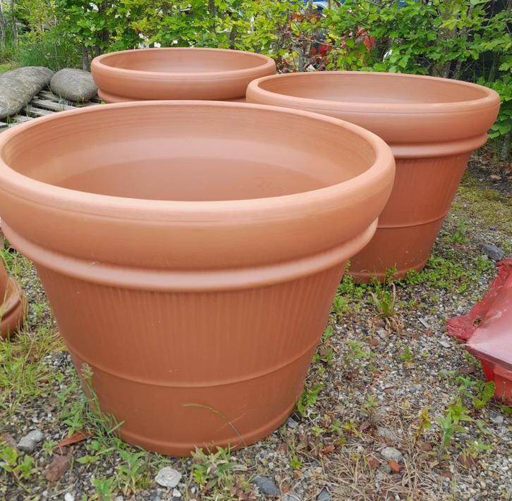 plantenpot groot, Tuin en Terras, Bloempotten, Nieuw, Aardewerk, Binnen, Balkon, Tuin, Minder dan 40 cm, Minder dan 25 cm, Rond