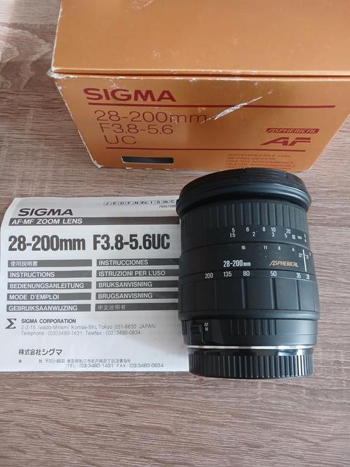 Sigma 28-200mm Zoomlens voor Canon, Audio, Tv en Foto, Fotografie | Lenzen en Objectieven, Gebruikt, Telelens, Zoom, Ophalen of Verzenden