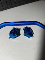 28 mm Fatbar stuur Blauw met Stuurverhogers, Ophalen of Verzenden, Zo goed als nieuw