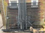 Dubbel staafmat hekwerk zwart, Tuin en Terras, Tuinhekken en Hekwerk, Ophalen of Verzenden, Zo goed als nieuw, IJzer, Dubbelstaafmat hekwerk