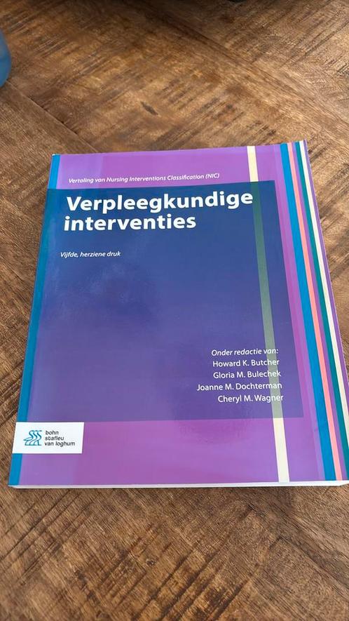 Verpleegkundige interventies, Boeken, Wetenschap, Zo goed als nieuw, Ophalen of Verzenden