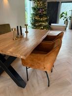 Eetkamerbank en eetkamerstoelen, Ophalen, Twee, Overige kleuren, Zo goed als nieuw