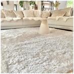 Creme royale - luxe fluffy xl vloerkleed - fotoshoot, Ophalen, 200 cm of meer, Zo goed als nieuw, 200 cm of meer