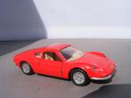 Ferrari dino 246gt maisto shell 1/36, Ophalen of Verzenden, Zo goed als nieuw, Auto