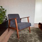 Ikea EKENÄSET Fauteuil - Donkergrijs en Walnoot, Huis en Inrichting, 75 tot 100 cm, Ophalen of Verzenden, Zo goed als nieuw, 50 tot 75 cm