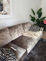 Velours bank, Huis en Inrichting, Banken | Bankstellen, Ophalen, Nieuw, Rechte bank, 200 tot 250 cm