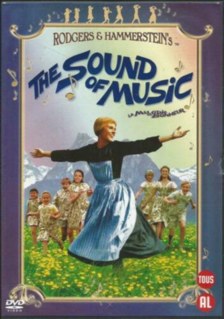 The Sound of music en Grease dvds met deze oude klassiekers, Cd's en Dvd's, Dvd's | Klassiekers, Zo goed als nieuw, 1940 tot 1960