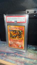 Blains charizard japans holo psa 7, Hobby en Vrije tijd, Verzamelkaartspellen | Pokémon, Ophalen of Verzenden, Zo goed als nieuw