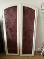 Glas-in-lood ramen set (3 stuks), Doe-het-zelf en Verbouw, Glas en Ramen, Ophalen, Gebruikt, Minder dan 80 cm, Glas in lood