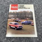 1988 GMC V-Pickup, V-Jimmy, Crew Cab & Suburban Brochure USA, Gelezen, Ophalen of Verzenden