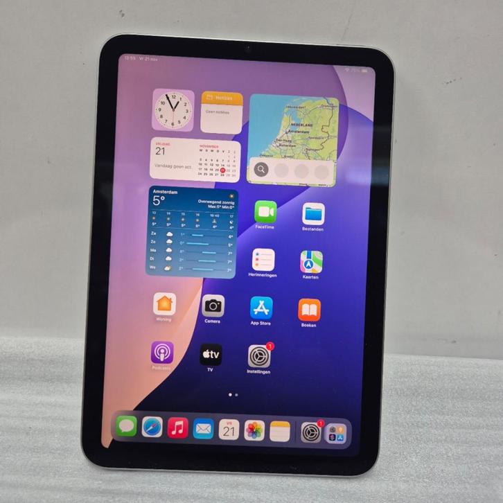 Apple iPad Mini 7 (2024) 128GB Accu 100% Nieuwstaat, Computers en Software, Apple iPads, Zo goed als nieuw