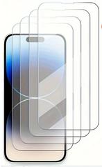 Full Cover Shockproof Glass screenprotector iPhone 16+ 15+, Ophalen of Verzenden, Nieuw, Frontje of Cover