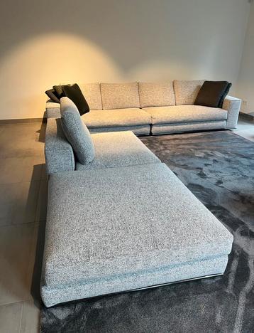 Minotti Hamilton modulaire hoekbank 4 elementen stof G beschikbaar voor biedingen