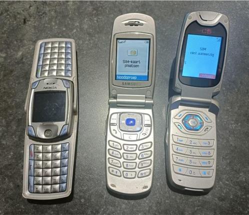 Oude Nokia 6820 en Samsung sgh s500, Telecommunicatie, Mobiele telefoons | Nokia, Gebruikt, Met simlock, Inklapmodel, Fysiek toetsenbord