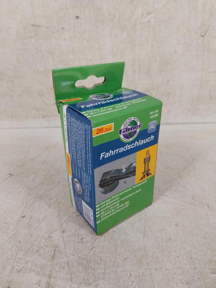 26x1,75/1,95 26" binnenband met dunlopventiel., Fietsen en Brommers, Fietsonderdelen, Nieuw, Algemeen, Band, Ophalen of Verzenden