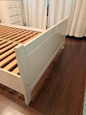 IKEA Hemnes Bed 140x200 Wit gelakt - afbeelding 5