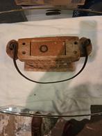 Antiek houten theekist India, Ophalen of Verzenden