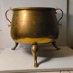 Antiek koperen jardinière eind 19e Eeuw, Ophalen of Verzenden