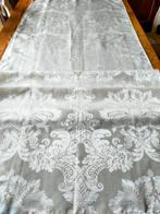 Twee gordijnen, Gebruikt, 200 cm of meer, Wit, Romantisch