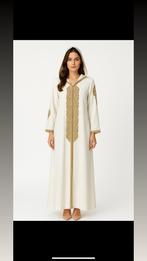 Witte Djelleba met Goud - Bruiloft, Maat 38/40 (M), Wit, Nieuw, Ophalen of Verzenden