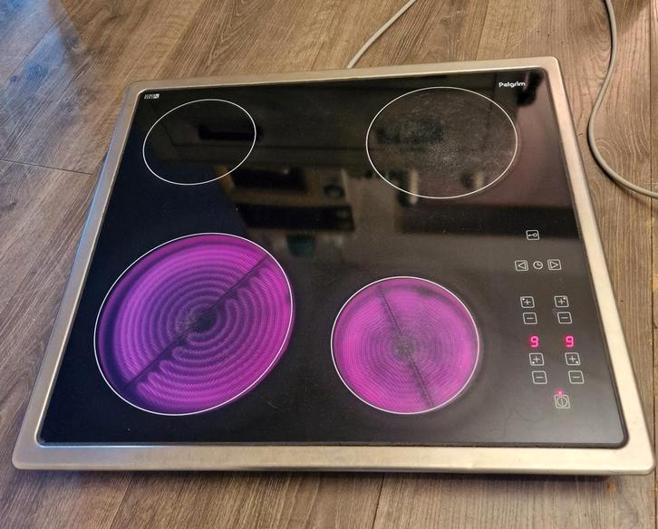 Pelgrim Keramische Kookplaat Inbouw 59cm, Witgoed en Apparatuur, Kookplaten, Ophalen of Verzenden