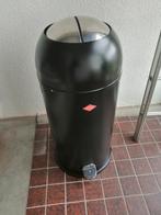 WESCO Kickmaster Maxi Prullenbak 40L Zwart, 40 liter of meer, Ophalen, Zo goed als nieuw, 75 cm of meer