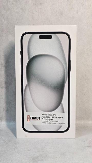 Apple iPhone 15 256GB Zwart beschikbaar voor biedingen