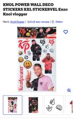 Groot 3D sticker set van Enzo Knol power, Ophalen of Verzenden, Zo goed als nieuw, Wanddecoratie